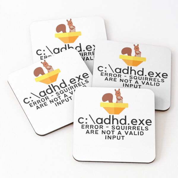 Item preview, C:\ADHD.exe - Error - Squirrels are not a valid input designed and sold by TheBerriesADHD.