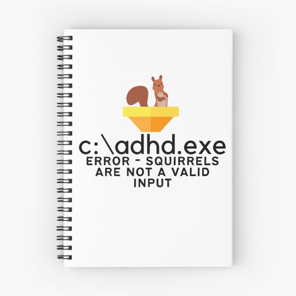 Item preview, C:\ADHD.exe - Error - Squirrels are not a valid input designed and sold by TheBerriesADHD.