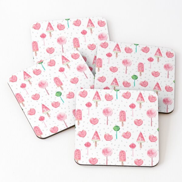 Item preview, Watermelon seamless patterns, summer, butterfly, juicy watermelon, lollipop, watermelon ice cream. designed and sold by AnaGuziiArt.
