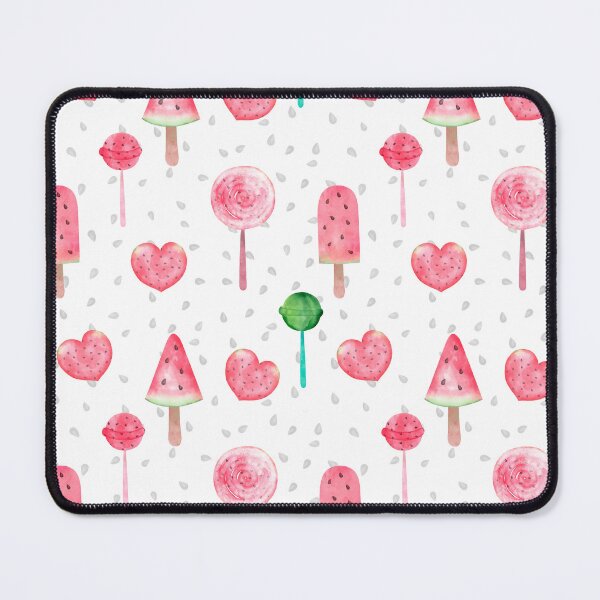 Item preview, Watermelon seamless patterns, summer, butterfly, juicy watermelon, lollipop, watermelon ice cream. designed and sold by AnaGuziiArt.