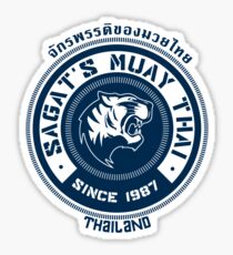 Sagat's Muay Thai Sticker