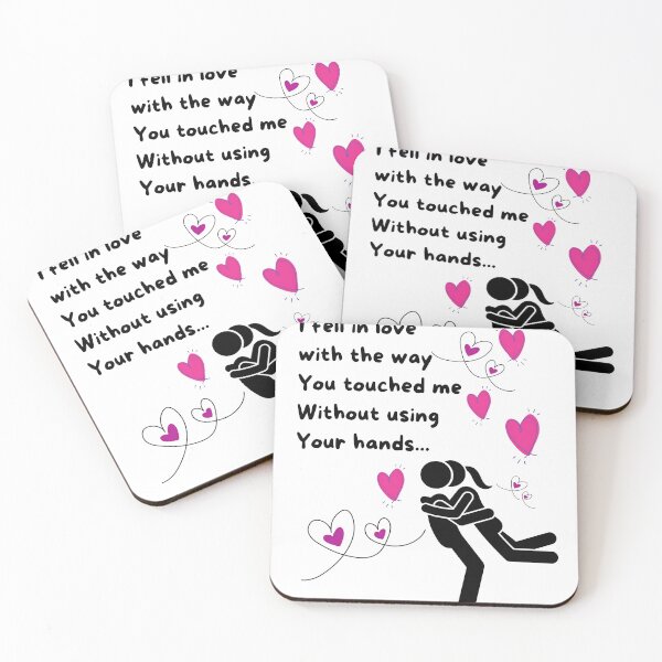 Item preview, I fell in love with the way you touched me designed and sold by T-shirtJohny.