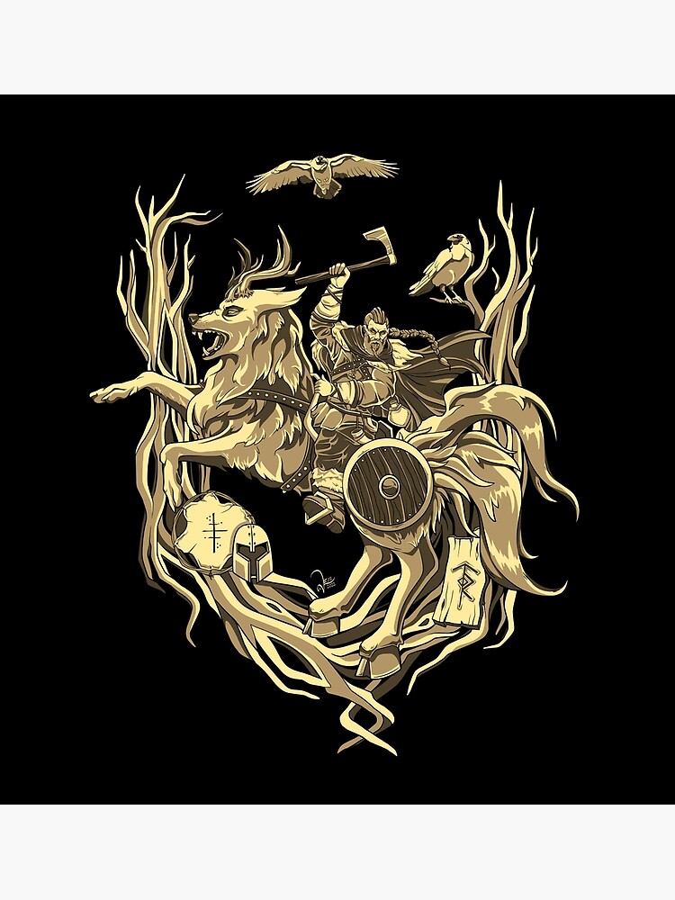 "Mead And Greed Festival 2022 Shirtdesign" Poster by Wolfenmond