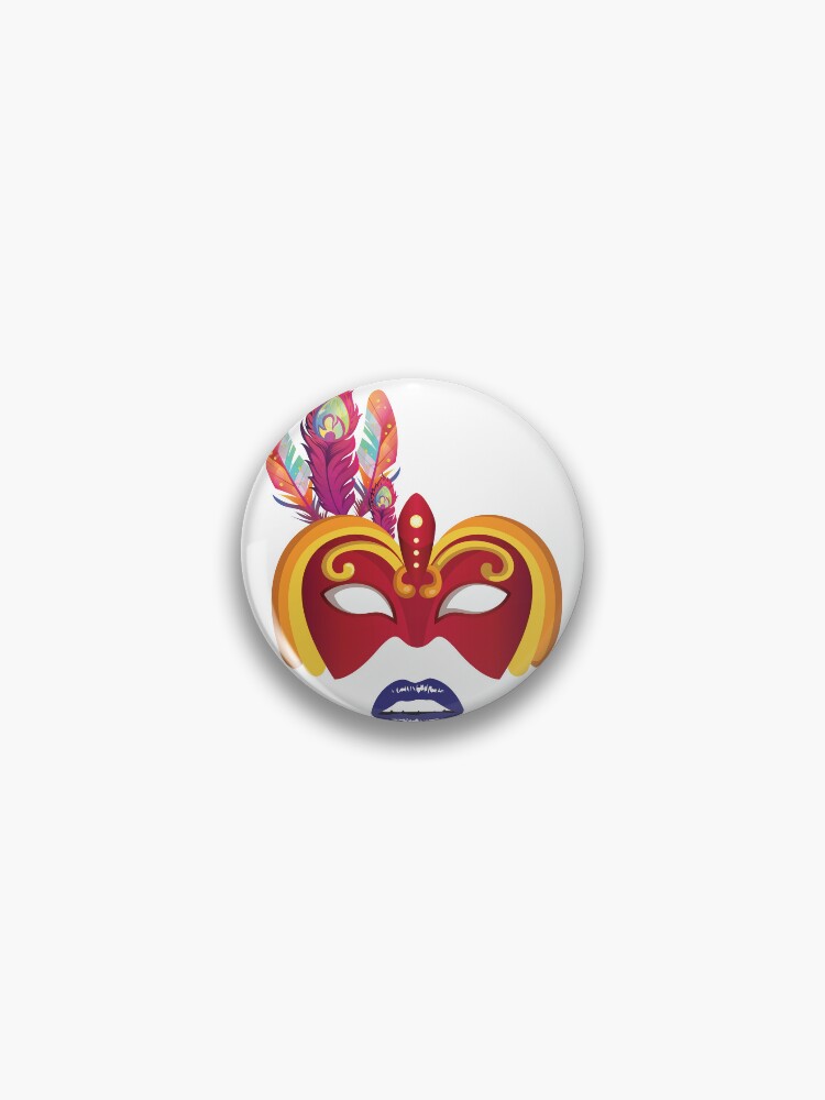 Thumbnail 1 of 3, Pin, Masky designed and sold by Mychap.