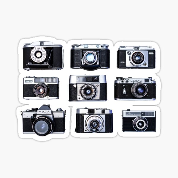 90s Polaroid Camera Vinyl Sticker – jasmithdesigns