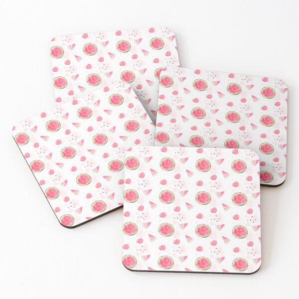 Item preview, Watermelon seamless patterns, summer, butterfly, juicy watermelon, lollipop, watermelon ice cream. designed and sold by AnaGuziiArt.