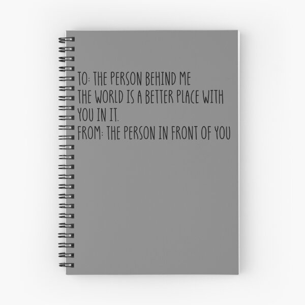 Item preview, Dear Person Behind Me The World Is A Better Place With You Gear designed and sold by DynamicDesign.