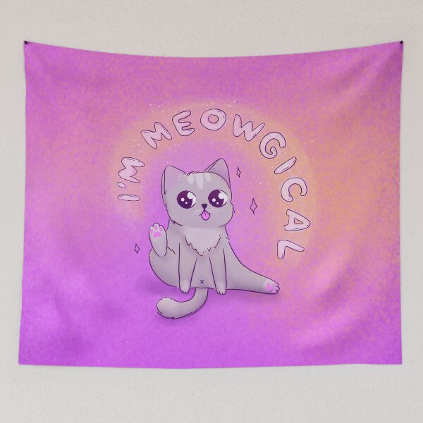 Item preview, Meowgical Cat Self Love designed and sold by LenasScribbles.