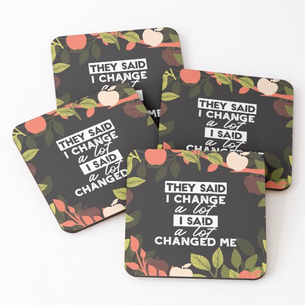 Item preview, Apple Fruit Floral Pattern and Change Quotes (Alt Design) designed and sold by FlinArt.