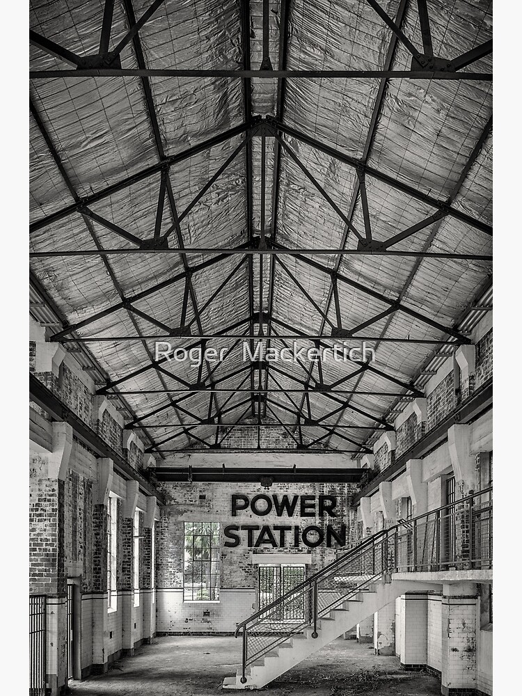 Discover Abandoned Power Station Premium Matte Vertical Poster