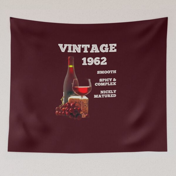 Item preview, VINTAGE 1962, 60TH BIRTHDAY – WINE LOVER designed and sold by Danicus666.