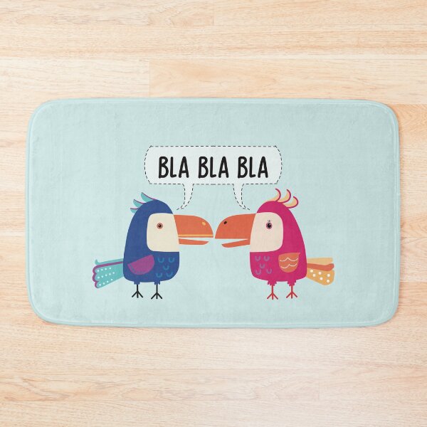 Item preview, The Two colorful funny parrots gossiping, words can fly a thousand miles designed and sold by marina63.