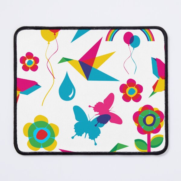 Item preview, Colorful summer origami pattern designed and sold by deepakrode7.