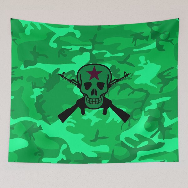 Item preview, Skull Army - Green Forest Camouflage designed and sold by uphome.