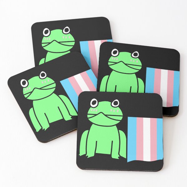 Item preview, trans pride frog Classic . designed and sold by lottieinlien.