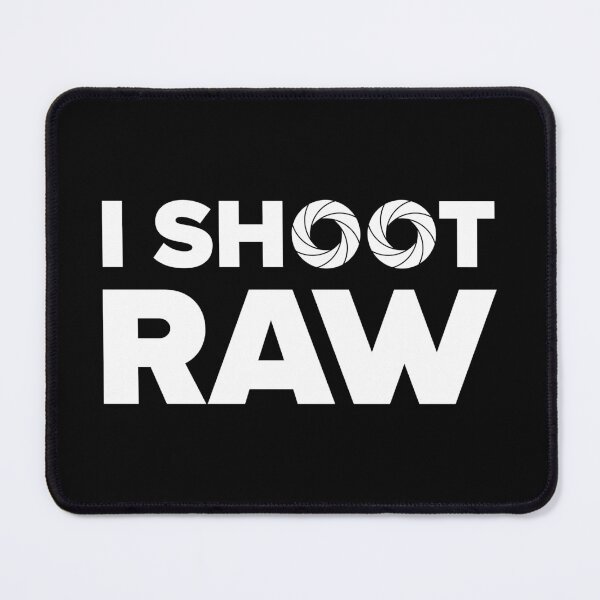 Item preview, I Shoot Raw - Photography Design (White Text) designed and sold by STUDIO-72.