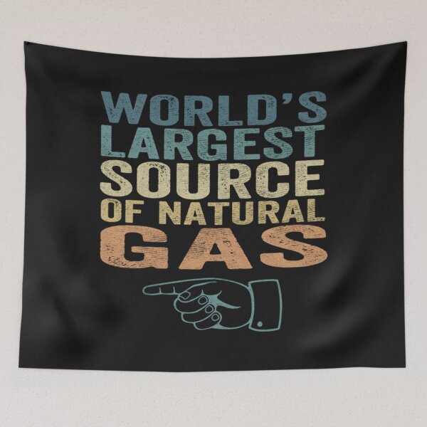 Item preview, Worlds Largest Source Of Natural Gas  designed and sold by peggsjoroga.