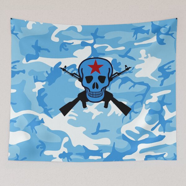 Item preview, Skull Army - Blue Navy Camouflage designed and sold by uphome.