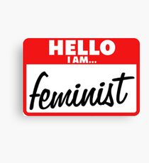 Feminist Canvas Print