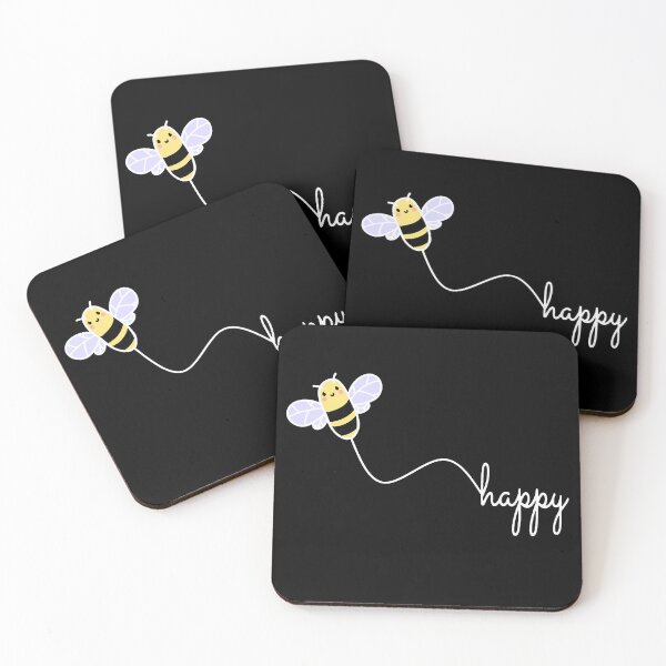 Item preview, BEE HAPPY - Happy environmental protection BEE pun designed and sold by urban-design.
