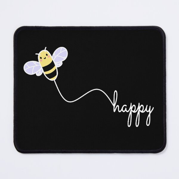 Item preview, BEE HAPPY - Happy environmental protection BEE pun designed and sold by urban-design.