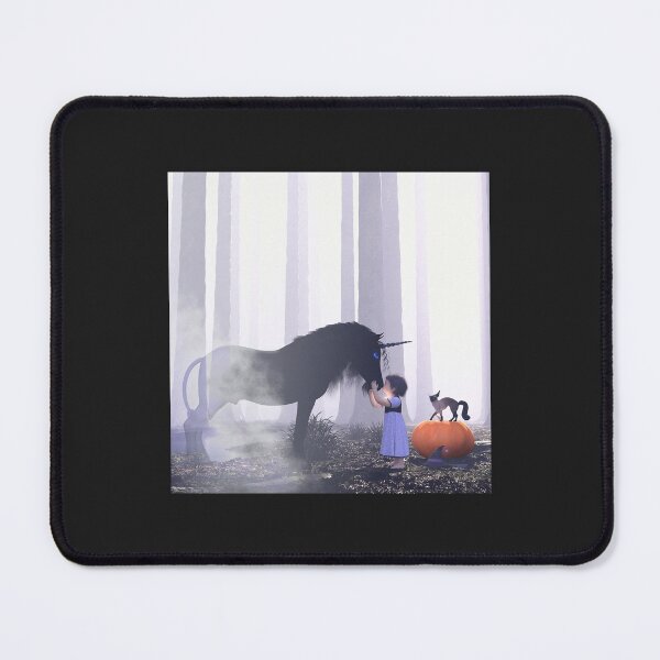 Item preview, Foggy Black Unicorn Witch Spell Photographic Print designed and sold by DahlilaJo.