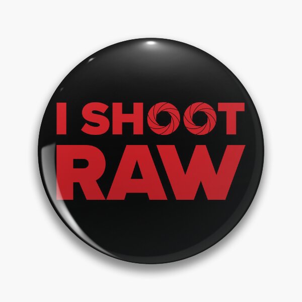 Item preview, I Shoot Raw - Photography Design (Red on Black) designed and sold by STUDIO-72.