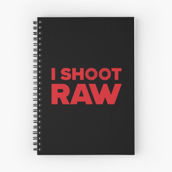 Item preview, I Shoot Raw - Photography Design (Red on Black) designed and sold by STUDIO-72.