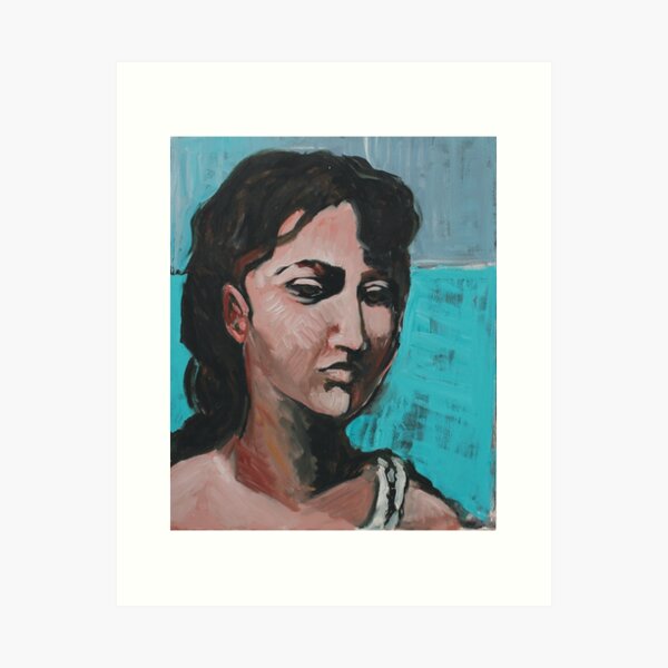 Young Girl In Pink Art Print