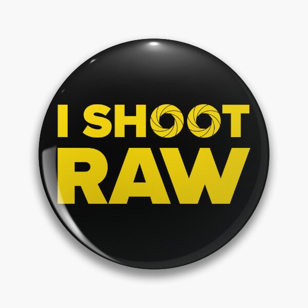 Item preview, I Shoot Raw - Photography Design (Yellow on Black) designed and sold by STUDIO-72.