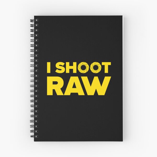 Item preview, I Shoot Raw - Photography Design (Yellow on Black) designed and sold by STUDIO-72.