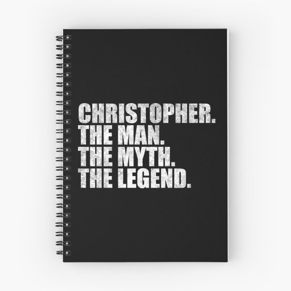 Item preview, Christopher Name Christopher The Man The Myth The legend designed and sold by Teelogic.