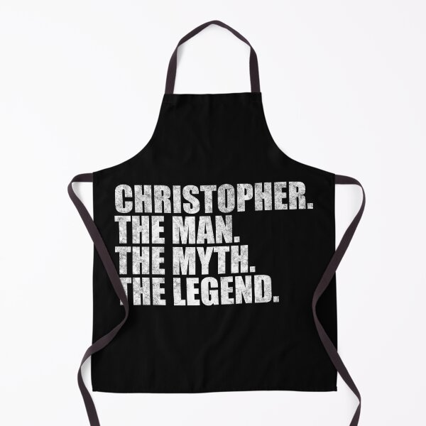 Item preview, Christopher Name Christopher The Man The Myth The legend designed and sold by Teelogic.