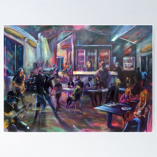 Artikelvorschau,
'Tolle Nacht in der Beach Breaker Bar in Agnes entworfen und verkauft von robert (bob) gammage.