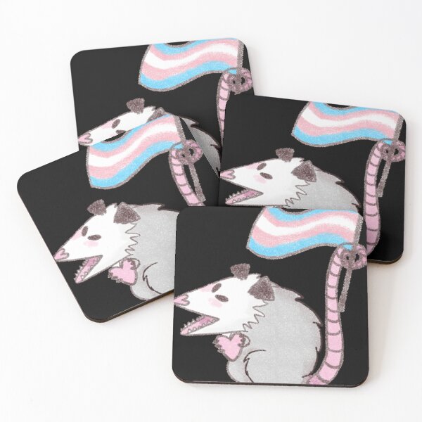 Item preview, Trans Pride Opossum Classic . designed and sold by lottieinlien.