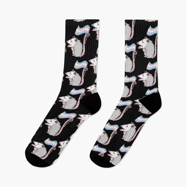 Item preview, Trans Pride Opossum Classic . designed and sold by lottieinlien.