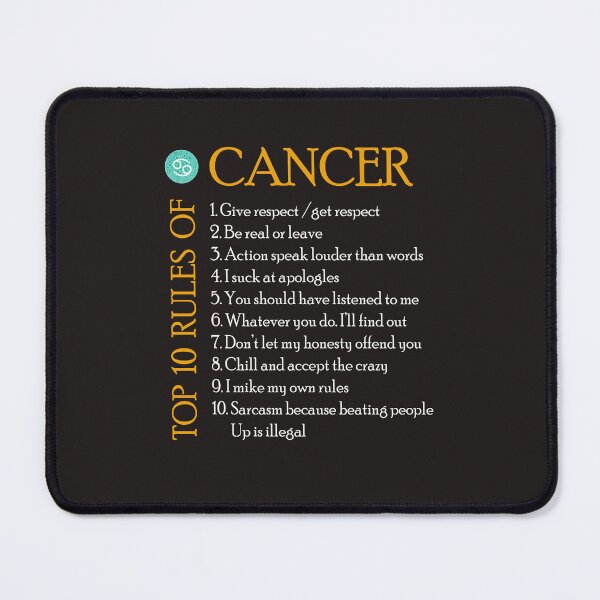 Item preview, Top 10 Rules Of Cancer designed and sold by sssweetness.