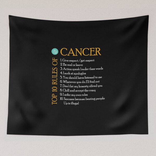 Item preview, Top 10 Rules Of Cancer designed and sold by sssweetness.