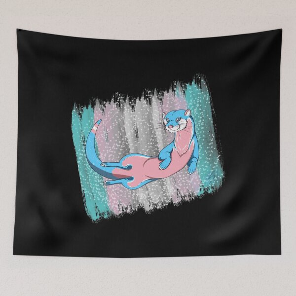 Item preview, Trans Pride Otter Classic . designed and sold by lottieinlien.