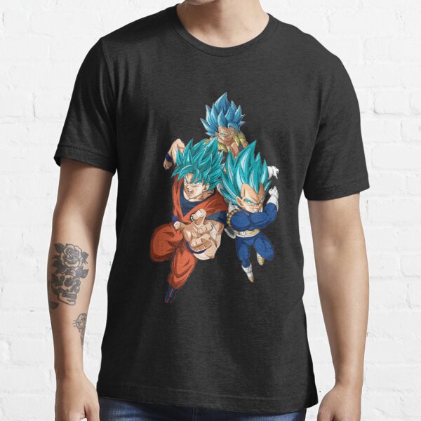 Camisa - Dragon Ball Z - Goku & Vegeta Super sayajin Blue