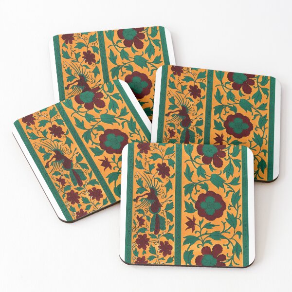 Artikelvorschau, Gelbes Blumenmuster, chinesisches Ornament von Owen Jones 1867 entworfen und verkauft von BestUncommonTee.