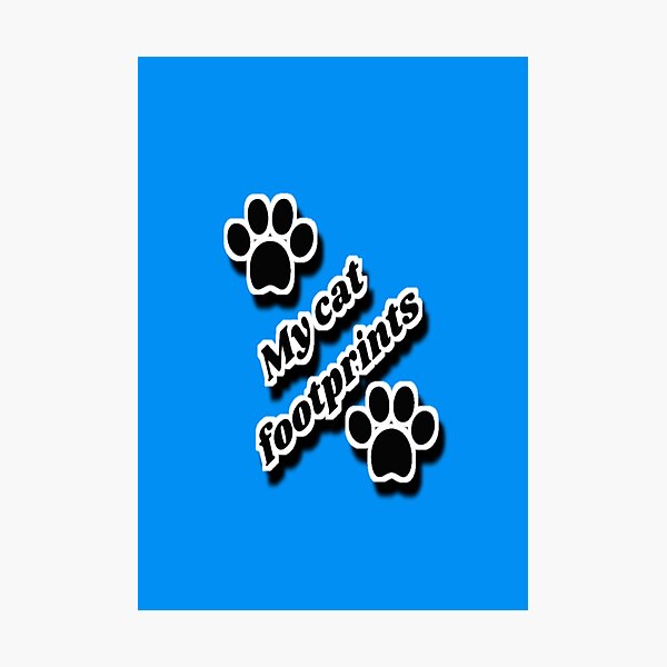 Item preview, My cat footprints designed and sold by vbhore99.