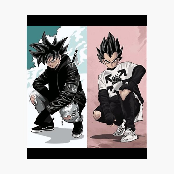 Goku and Vegeta Drip Sticker for Sale by myattqlmatten