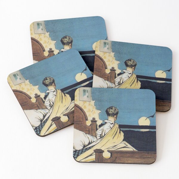 Item preview, Boy and Moon by Edward Hopper designed and sold by AestheticsXarts.