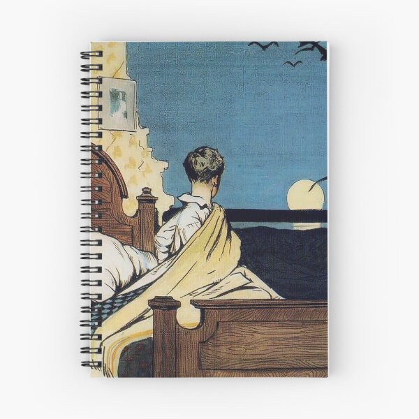 Item preview, Boy and Moon by Edward Hopper designed and sold by AestheticsXarts.