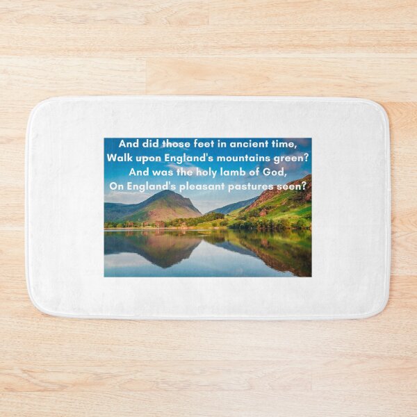 Item preview, Jerusalem Hymn Lyrics, Patriotic England Design - St George's Day Queens Platinum Jubilee World Cup designed and sold by raretshirtsuk.