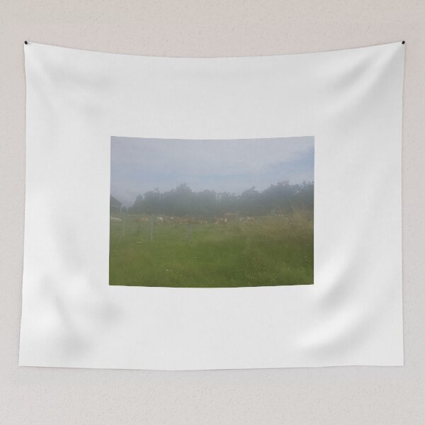 Item preview, cow pasture in a fog designed and sold by barbich.