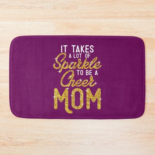 Item preview, Cheerleader Mama Funny It takes a lot of sparkle to be a cheer mom cute letters  designed and sold by alenaz.