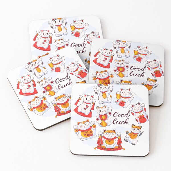 Item preview, Lucky Cat / Cute Maneki Neko designed and sold by HichamMissiame.