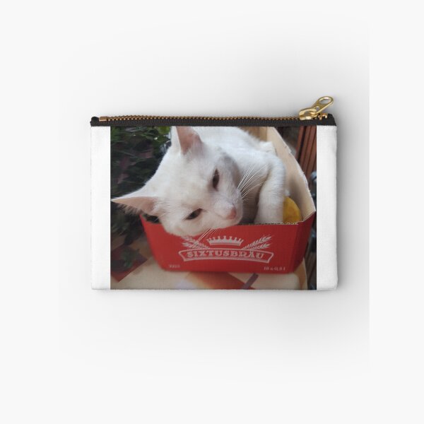 Item preview, white cat designed and sold by barbich.
